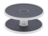 2 Tier Turntable Spice Rack Organizer Rotating Spice Holder Shelf Adjustable Seasoning Organizer V1294-YM0901-3118210165811
