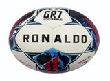 A black, red and blue graffiti football, made of PU, containing a pumpair needlenet bag, a gift V1102-HYZQ00C07
