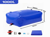 Weisshorn 1000L Water Bladder Bag Portable Large Storage Tank Container Camping Outdoor RBT-HY-1000L-BL