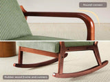 Artiss Rocking Armchair Lounge Chair Corduroy Green UPHO-E-ARM-01-COR-GN