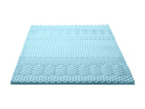 Giselle Bedding 5cm Memory Foam Mattress Topper 7-Zone King Single MATTRESS-TOP-7Z-5-BL-KS