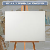 5 pack of 50x60cm Artist Blank Stretched Canvas Canvases Art Large White Range Oil Acrylic Wood V63-828101