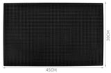Black Dish Mat - Dish Rack, 45 x 30cm V1237-ZY-506-0769
