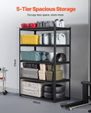 VEVOR Storage Shelves 24" D x 48" W x 72" H 5-tier Garage Storage Shelving，609 x 1219 x 1829 mm V952-JSBSXHJ24487H0A32V0