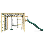 Lifespan Kids Orangutan Climbing Cube Jungle Gym Play Centre + Green Slide V420-LKPC-ORAN-GRN