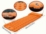Portable Sleeping Pad, Camping Inflatable Mattress With Pillows, Folding Ultralight Air Cushion For V1308-DSZKI-1058-1