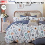 300TC Adriana Reversible Cotton Quilt Cover Set Queen V442-ATX-QUILTCS-300TCADRIANA-MULTI-QS