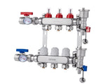 3-Branch Heat Manifold, 1/2" PEX Tubing Manifold, Stainless Steel PEX Manifold for Hydronic V952-DRFSQBXG3HLGIHXQRV0