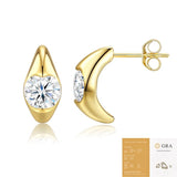 Elevate your everyday elegance with these luxurious moissanite drop earrings, featuring brilliant V1341-ZY-E5ABFBWH-MOISSANITE-PREMIUMS925