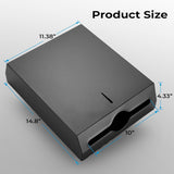 Paper Towel Dispenser Wall Mount - Multifold Trifold Paper Towel Dispensers, Large Capacity V1258-DP02-C-1427