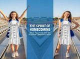 Homecoming Mum 36 Inch Braided Ribbon, Classic Back to School Accessory for Homecoming Week Football V1370-AZ4-15691