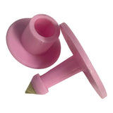 1-100 Cattle Number Ear Tag Set - Round Pink Pig Sheep Goat Livestock Label V238-SUPDZ-40207897362512