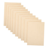 10Pcs Handmade Paper Sheets Vintage Writing Paper for Craft Enthusiasts Beige Map V1192-AZ-W-22433