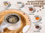2PCS Automatic Magnetic Stirring Coffee Mug, Rechargeable Self-Stirring Stainless Steel Mug with V1366-AZ2-W-11502