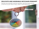 WHAMVOX 2-Pack Metal Hanging Emotion Wheel Keychain Set, Decorative Key for Bags and Keys V1189-WXFWAL-20260326-02310