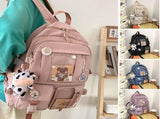 Kids School Backpack with Accessories, Green, 43x31 cm, Compatible with School Essentials V1188-MS-325-0302