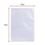 100x Vacuum Sealer Bags Food Storage Saver Heat Seal Cryovac 20cm x 30cm V63-831761