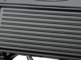 Compact 850W Dual-Sided Sandwich Maker with Non-Stick Striated Plates, Portable Snap-Lock Handle, V1341-ZY-WFW84UDV-BLACK