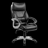 PU Leather Executive Office Chair Ergonomic Swivel Computer Desk Chair in Black V63-774975
