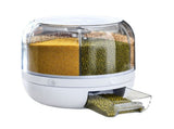 Grains Separate Storage Box Sealed Rotating Rice Bucket Home Insect Damp Proof Rice Storage Tank L V1294-YM0626-3118230011911