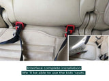 Car seat brackets,Seat Mount Car Seat Kit Belt Car Child Seat Kit Belt On Safety Seat Black V1369-AZ3-W-15590