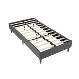 Bed Frame Mattress Foundation – Single V264-BFS-206F-DGR-SL-1