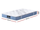 25cm Giselle Mattress Single Bed Pocket Spring Mattresses MATTRESS-E-SNOW-25-S