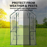 Home Ready Garden Greenhouse Shed PVC Cover Only Apex 190cm V274-GN-GHCV191219-TP