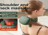 USB Heated Neck, Shoulder, and Back Massager 6D Simulated Human-Hand Deep Kneading Technology, V1232-SZAMY001