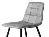Levede 8x Dining Chairs Kitchen Chair CH1057-PU-4-GYX2