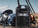 Roll-Top Backpack Dry Bag with Handle for Fishing Boating and Camping Black - L V1308-DSZKI-275-3
