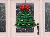 Christmas Wreath Handmade Xmas Tree Wreath Holiday Farmhouse Ornament Wreaths Decorations for Home V1294-YM0714-10312871