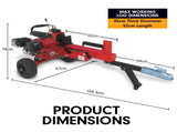 Yukon 20 Tonne Hydraulic Petrol Engine 196cc Log Splitter LOG-PTR-XB-020