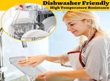 3 Piece Tiered Air Fryer Rack Compatible with Ninja Dual, Stainless Steel, Clip and Raised Feet V1237-MS-912-054