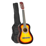Karrera 34in Acoustic Childrens Wooden Guitar - Sunburst NC-34-SB