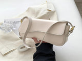 Women's Crescent Shoulder Bags Retro Y2k 90s Hobo Handbags Top Handle Faux Leather Underarm Bag V1259-DP01-A-2681