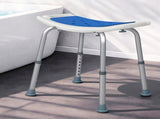 Levede Shower Chair Adjustable Seat Bathroom Stool Bath Aid Bench Assist Tool BATH1029-WH-AU