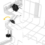 2 pack Under Desk Cable Management Tray, White V178-23821