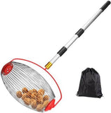 Nut Gatherer Fruit Picker with Telescopic Aluminum Handle for Picking Nuts and Fruits, 18-41 Inch V1237-ZY-917-262