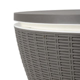 Taupe Ice Bucket Table V264-OTF-537PP-LGR-NA-1