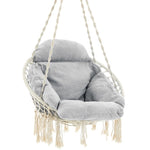 SONGMICS Hammock Hanging Chair with Cushion Gray V227-8498715001080