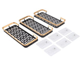 Shower Storage Rack 3 Layers Punch Free Rectangle Aluminum Shower Shelf Basket for Home Bathroom V1294-YM3112220070412-0421