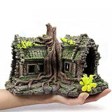 Aquarium Decorations Large Fish Tank Ornament Reptile House Shelter Decor Aquarium Hides with Betta V1192-AZ-W-11052