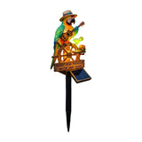 Solar Powered Parrot Garden Stake Light, Decorative LED Parrot Bird Figurine for Outdoor Yard, V1366-AZ2-W-17297
