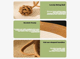Cat Bed Rope Cotton, Cotton Rope Woven Round Cat Beds Basket with Built-in Teasing Ball, Handwoven V1189-LWWAL-20260325-00251