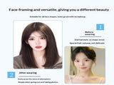 Real Human Topper Side Part Clip inpiece Straight Seamless Wiglet Replacement for Women V1366-AZ2-W-00236