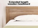 Artiss King Single Size Bed Frame with 2 Drawers Bedroom Furniture WBED-F-OATMEAL-KS-NA-DRAW