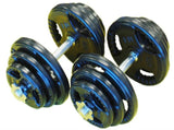 40kg Standard Rubber Dumbbell Set V1409-SKU-2011