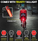 Waterproof Rechargeable LED Bike Lights Set V178-83631