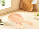 4-Piece Easter Wooden , Adorable Fruit and Dessert Plates for Parties, Holidays, and Family Dinners V1366-AZ2-W-11285